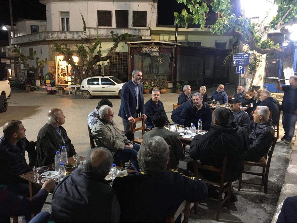 Συνεχίζονται οι επισκέψεις σε χωριά του Ρεθύμνου